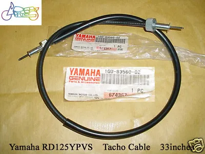 Yamaha RD125YPVS Tacho Cable NOS RD60 Rev Counter Wire Tachometer 1GU-83560-02 • $34.99