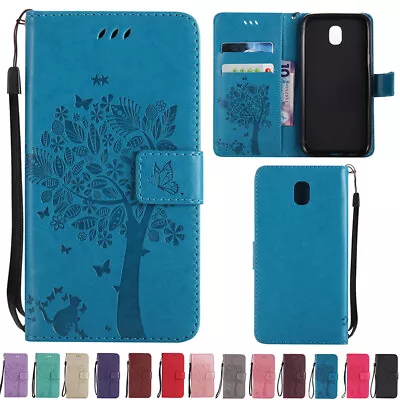 For Samsung Galaxy J3 J5 J7 Pro2017 Magnetic Flip Leather Wallet Card Case Cover • $14.68