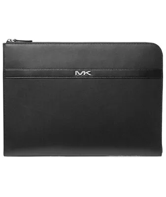 Michael Kors Malone Black L-Zip Laptop Case Men's New With Tags • $144.95