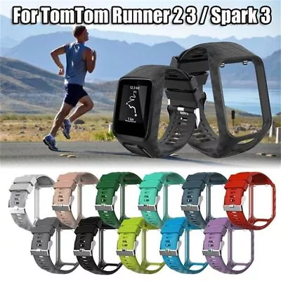 Band Strap Silicone Replacement For TomTom Runner 2 3 Spark 3 Adventurer GPS • $13.99