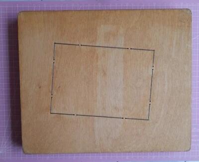 £30 • Buy Accucut Large Wooden Die -  A7 Matt JumboNC583J Rare Large Machines Only