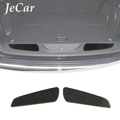 Carbon Fiber Rear Bumper Protec Guard Cover Trim For Jeep Grand Cherokee 2011-20 • $32.99