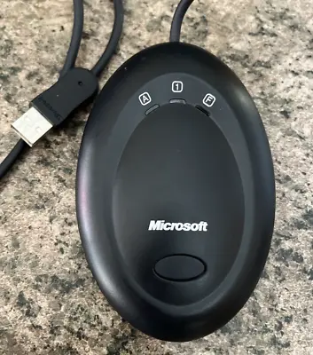 Microsoft Desktop Wireless Optical Receiver 2.1 Model 1028 - BLACK No Mouse • $1.99