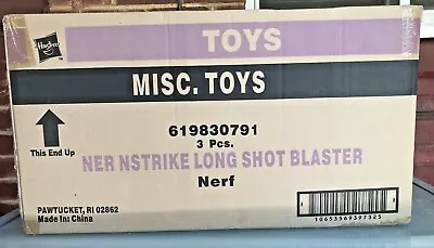 New 3 X NERF N-Strike LONG SHOT CS-6 BLASTER New In Box ORIGINAL FACTORY SHIP • $1500