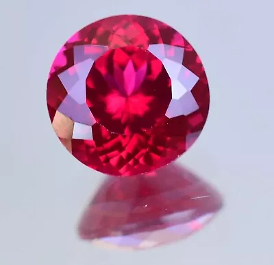 Natural Red Painite 10.15Ct Round Shape Certified Mogok Best Rare Loose Gemstone • $3.25