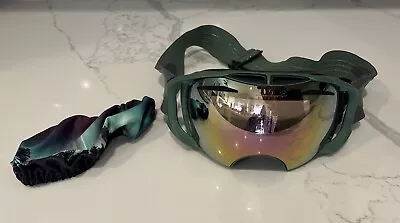 Oakley Canopy Ski Snowboard Snow Goggles Green • $65