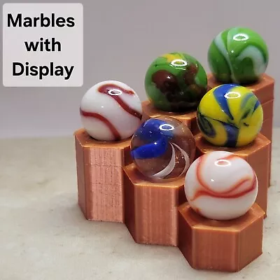 Glass Marbles And Display* Lot #4320 • $15.99