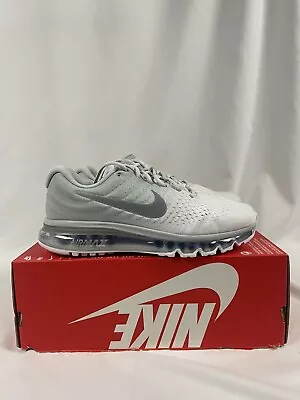 Nike Air Max 2017 Pure Platinum Wolf Grey White 849559-009 Mens Size 9 NEW • $104.93