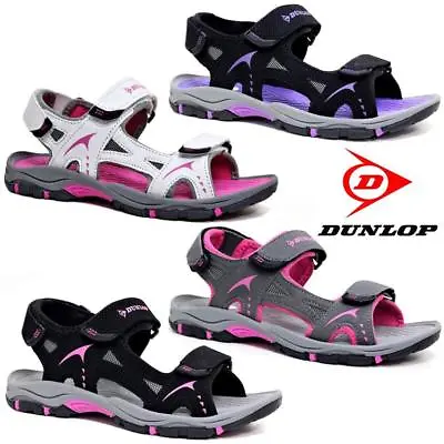 Ladies Womens Summer Sandals Dunlop Sports Hiking Walking Trekking Beach Shoes • £18.95