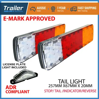 27 LED Trailer Tail Lights Truck Lights UTE Caravan Camper Brake Reverse 12V Kit • $67.95