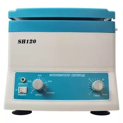 110V Microhematocrit High Speed Electric Medical Lab Centrifuge 12000r / Min • $307.38