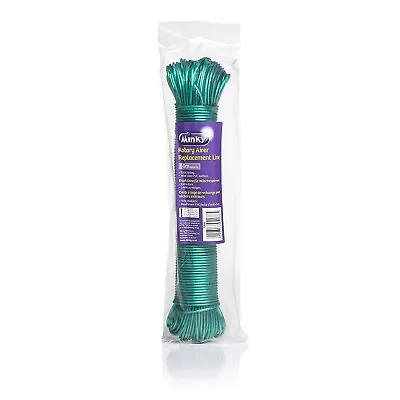 Minky 60m PVC Rotary Airer Replacement Washing Cloth Line For Outdoor Drying • £12.84