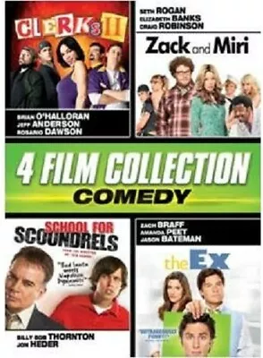 Comedy Quad (Clerks II Zack & Miri Sch DVD • $5.51