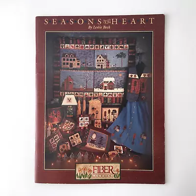 Seasons Of My Heart Leslie Beck Quilt Patterns Winter Christmas Fiber Mosaics • $8.95