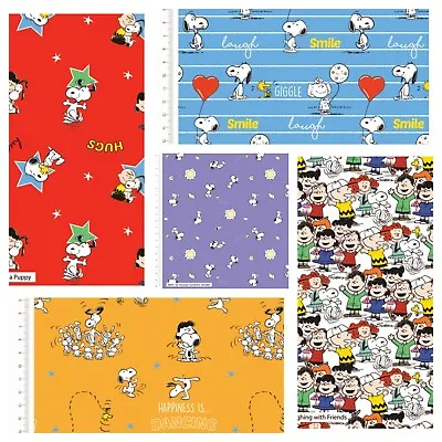 Fat Quarters  100% Cotton Licensed Craft Cotton Snoopy Various Designs • £3