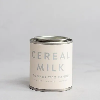 Cereal Milk | Coconut Wax Candle In A Mini Tin | Cracker Filler | Little Gift • £7.62