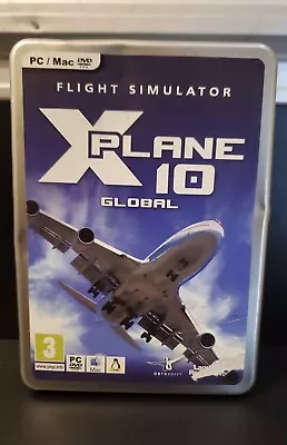 X-PLANE 10 Global PC & Mac DVD XPLANE Flight Simulator 8 Disc Game Steel Case • $24.03