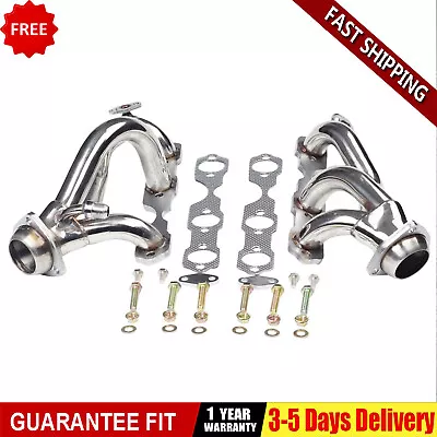 Stainless Exhaust Header Kit Manifold Fit Chevy S10 Blazer Fit GMC Sonoma Jimmy • $129.65