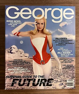 Ultra Rare George Magazine February 1997 Survival Guide To The Future Bill Gates • $2000