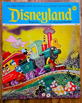 Vintage 1972 Disneyland Magazine #16 With Casey Junior Cover • $6.99