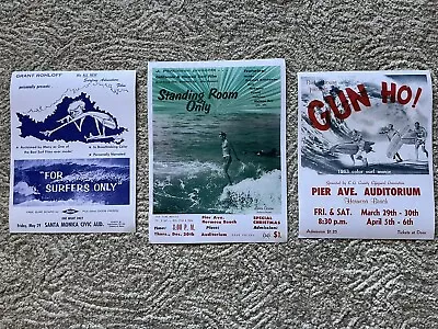 Vintage Surf Movie Poster Lot • $45