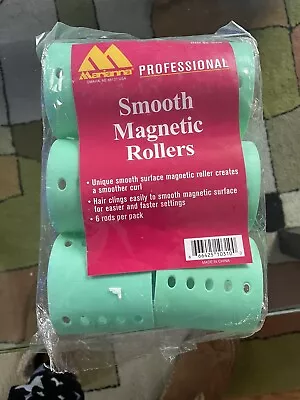 New Professional Marianna Smooth Magnetic Roller Set 1/2 Dozen 6 Rollers • $9.95