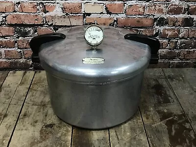 Vintage Sears 16 Qt. Quart Pressure Cooker Canner 620.46000 (No Jiggler Weight) • $49.95