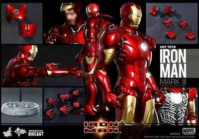 Hot Toys 1/6 Marvel Iron Man Mms256d07 Die-cast Mk3 Mark Iii Action Figure • $1330