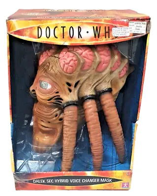 Doctor Who Dalek Sec Hybrid Voice Changer Mask Helmet BBC 2004 Brand New • £69.99