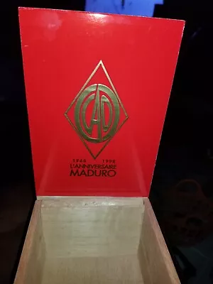 🔥CAO Maduro Cigar Box (EMPTY) Fabrica De Tabacos E.C. 📫 FREE SHIPPING 📫 • $14.25