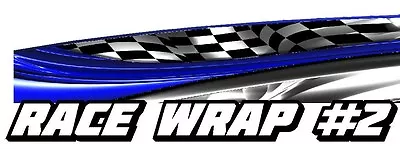 RACE CAR GRAPHICS #2 Half Wrap Vinyl Decal IMCA Late Model Dirt Trailer Truck • $185