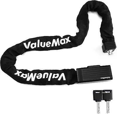 ValueMax 3.2Feet Bike Chain Lock Heavy Duty Anti Theft Security Chain Lock W/Key • $15.59