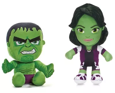 New Official 12  Marvel Hulk She Hulk Avengers Plush Soft Toys • £14.99