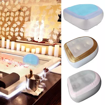 $9.55 • Buy Home Inflatable Pad Spa Cushion With Mesh Relaxing PVC Hot Tub Seat Dual Purpose
