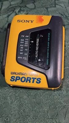 Sony Sports Walkman WM-AF59 AM/FM Radio Cassette Player Tape Works NEW • $125