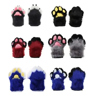 Wolf Dog Foxes Claw Gloves Costume Accessories Cosplays Fursuit • $84.23