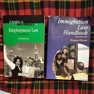 Study Law Books Bundle X 2- Immigration Law & Employment Law📘 • £5.25