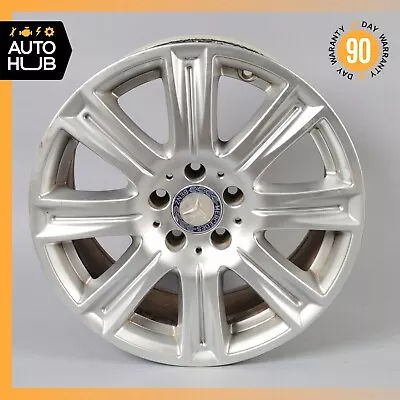 Mercedes W212 E550 E350 E400 8.5 X 17 17  Wheel Rim Silver 2124011802 OEM • $261.45