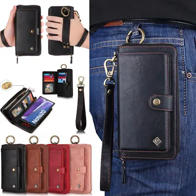 For Cricket Dream 5G/Ovation 3/Ovation Case Multifunction Wallet Leather Zipper • $6.57