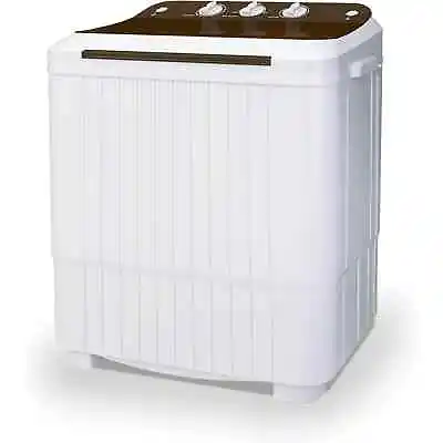 Portable Washing Machine Mini Washer 16.5lbs Compact Twin Tub Wash&Spin Combo • $105.99
