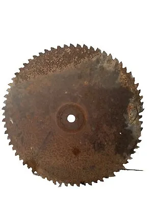 Antique Large 25 +-Rustic Sawmill Buzz Saw Mill Circular Saw Blade • $49.99