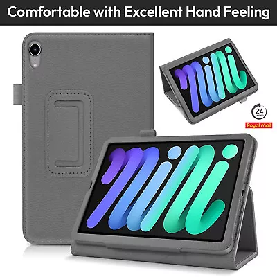 2021 IPad Mini 6 Case 8.3-inch Leather Stand Flip Magnetic 6th Gen Slim Cover • £6.44