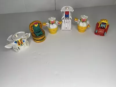 1988 McDonalds Happy Meal Robot Food Changeables Lot Of 6 Transformers Set • $26.50