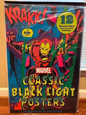 Marvel Classic Black Light Collectible Poster Portfolio - Abrams ComicArts • $90