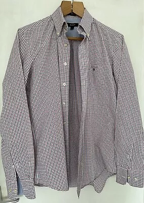 GANT LONG SLEEVE REGULAR FIT SHIRT SIZE M ( Pit To Pit 21.5”) • £9.99