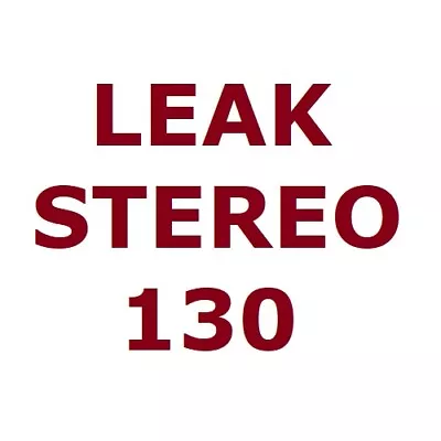 LEAK STEREO 130 65W Retro Integrated Amplifier Headphone Phono AptX ESS Silver • $1799