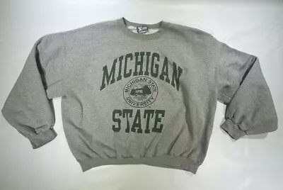 VTG Michigan State Spartans Sweatshirt Mens XXL Lee Sport Collegiate Retro 90s • $26.25