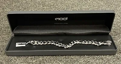 New Genuine Harley Davidson Mod Hsb0235 Men's 9  Curb Link B&s Bracelet • $142.90