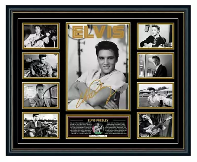 Elvis Presley Signed Photo Limited Edition Framed Memorabilia • $129.99