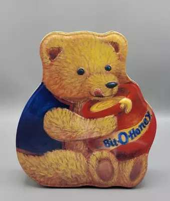 Vintage Bit O Honey Bear Tin Box Limited Edition Collectible Teddy Bear • $9.95
